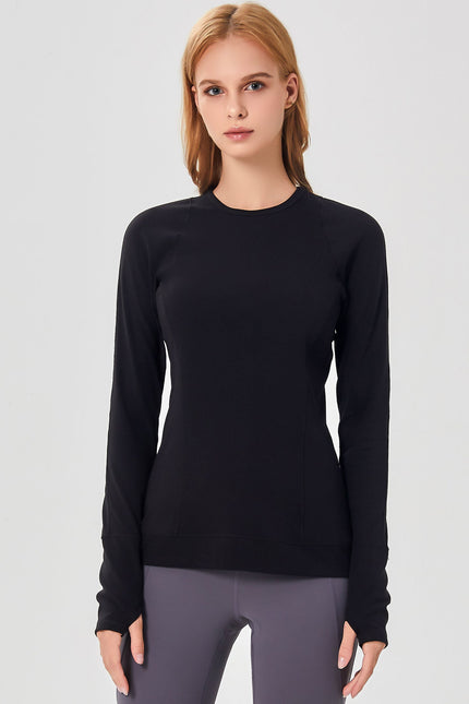 Morning Glory Coziplex™ Long Sleeve-rebody-Cozy Black-XS-Urbanheer