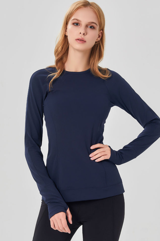 Morning Glory Coziplex™ Long Sleeve-rebody-Navy-XS-Urbanheer