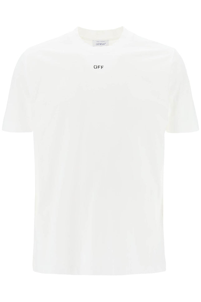 Off-White Crew-Neck T-Shirt With Off Print-Off-White-Urbanheer