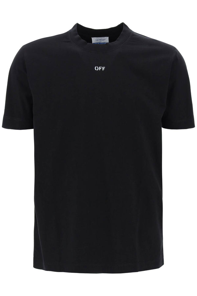 Off-White Crew-Neck T-Shirt With Off Print-Off-White-Urbanheer