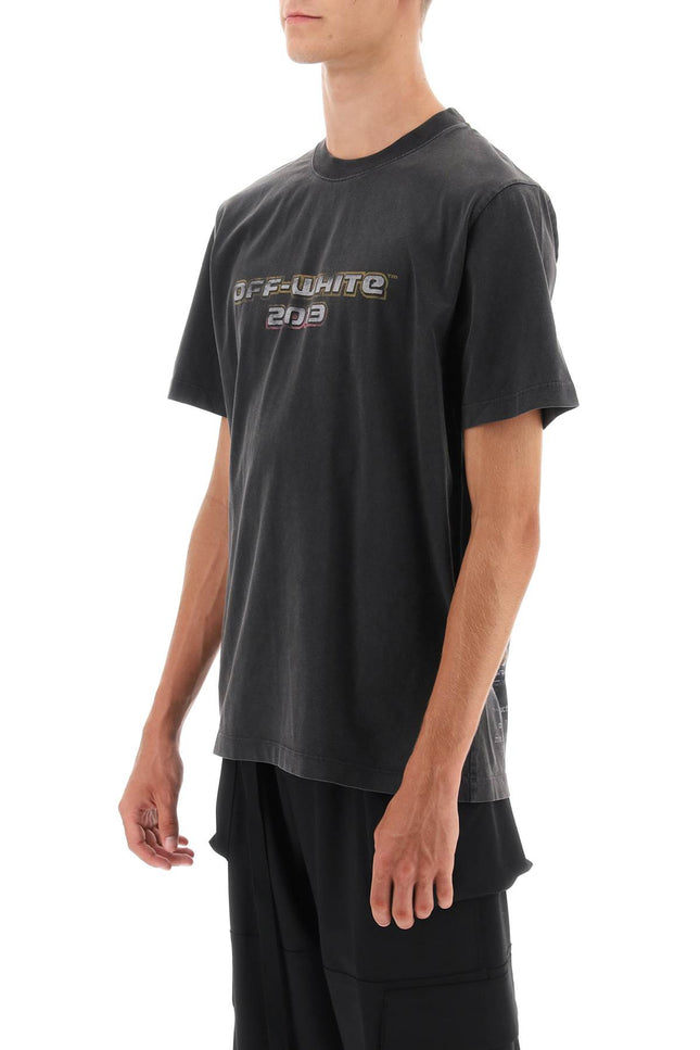 Off-White T-Shirt With Back Bacchus Print-Off-White-Urbanheer