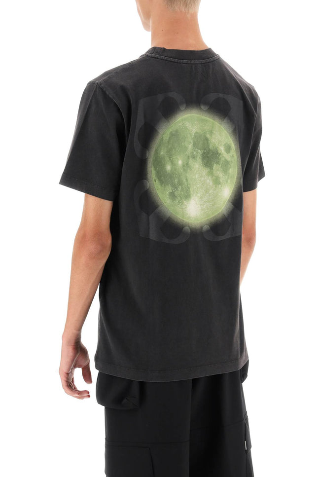 Off-White Back Arrow Super Moon-Printed T-Shirt-Off-White-Urbanheer