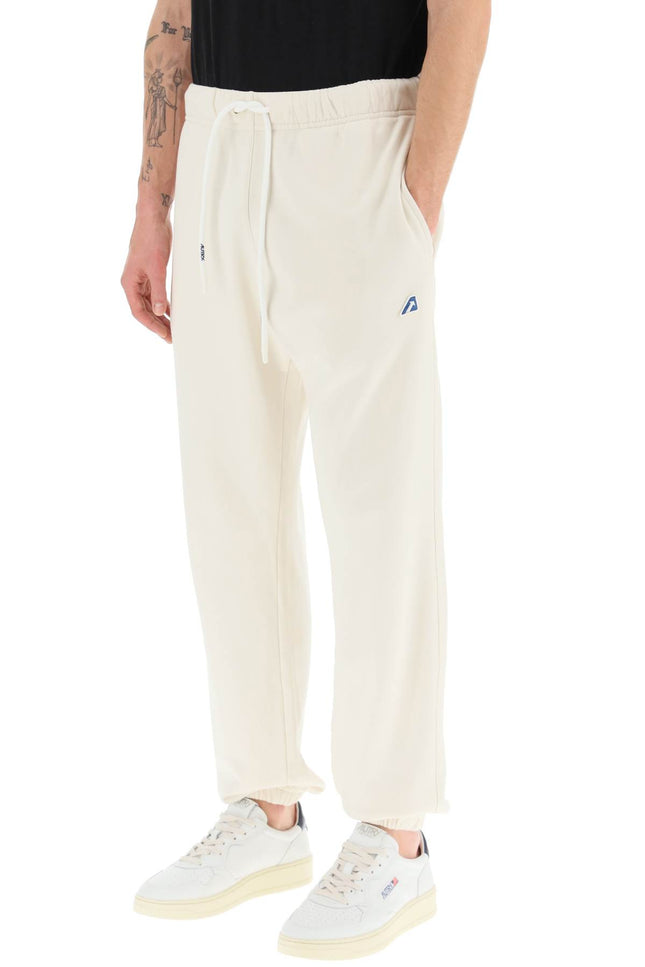 Autry jogger pants with logo patch-Autry-Urbanheer