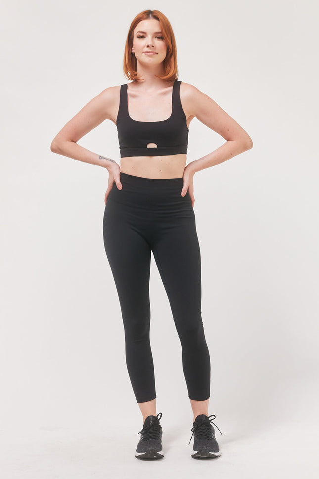 Hybrid Legging High Waist Crop Leggings 23"-rebody-Urbanheer