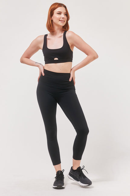 Hybrid Legging High Waist Crop Leggings 23"-rebody-Urbanheer