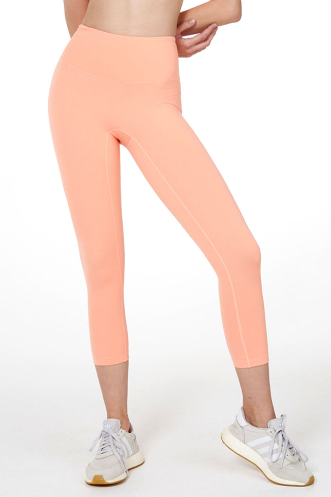 Hybrid Cloudlux Capri Legging 20"-Clothing - Women-rebody-Orange Cantaloupe-XS-Urbanheer