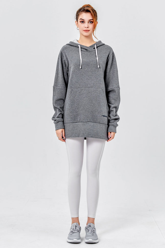 Keep Warm Fleece Hoodie-rebody-Heather Grey-XS-Urbanheer