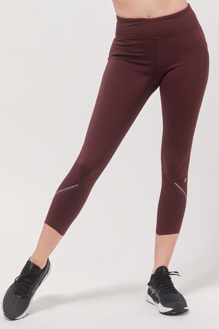 Ready And Go Reflective Laser Cut Ventiflo™ Leggings 23"-Clothing - Women-rebody-Maroon-XS-Urbanheer