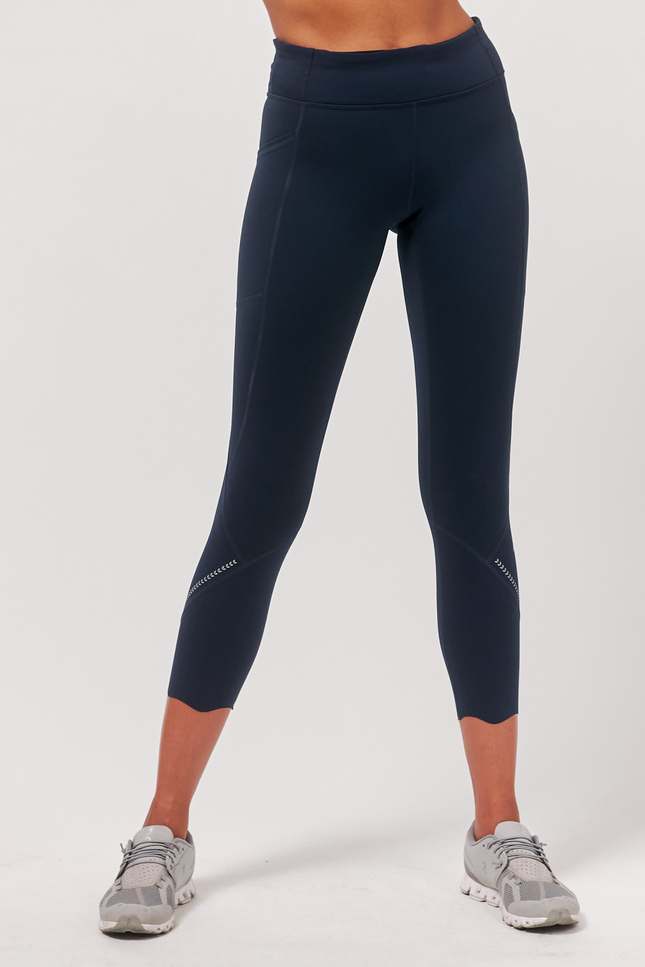 Ready And Go Reflective Laser Cut Ventiflo™ Leggings 23"-Clothing - Women-rebody-True Navy-XS-Urbanheer