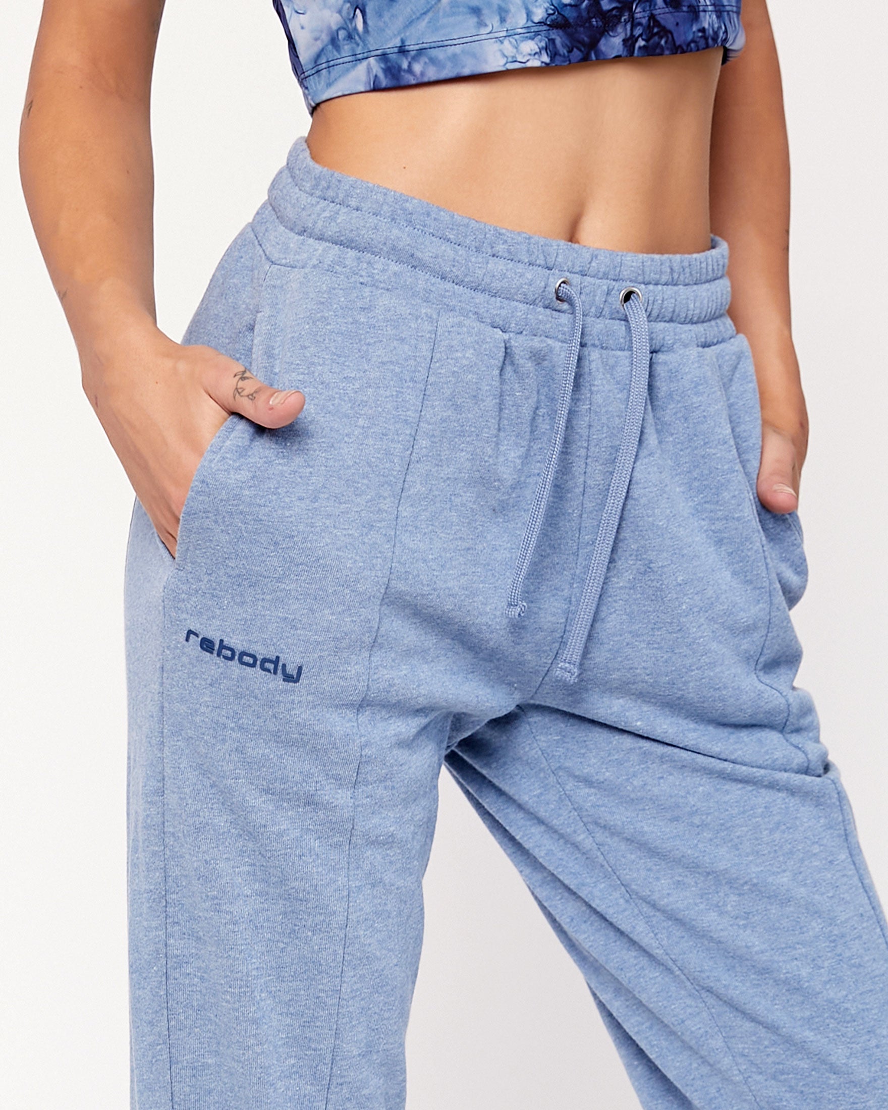 Rebody Pintuck French Terry Sweatpants *Sustainable-rebody-Urbanheer