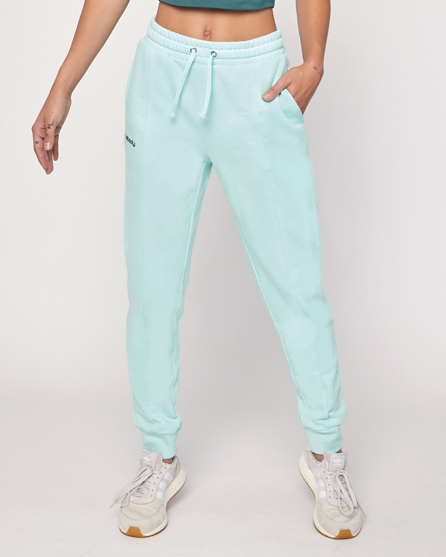 Rebody Pintuck French Terry Sweatpants *Sustainable-rebody-Smooth Mint-XS-Urbanheer