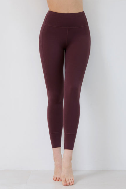 Boulevard Coziplex™ Jogger Leggings 28"-Clothing - Women-rebody-Maroon-XS-Urbanheer