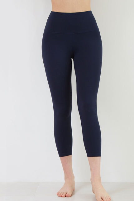 Basic Compass Capri Leggings 21"-rebody-Navy-S-Urbanheer