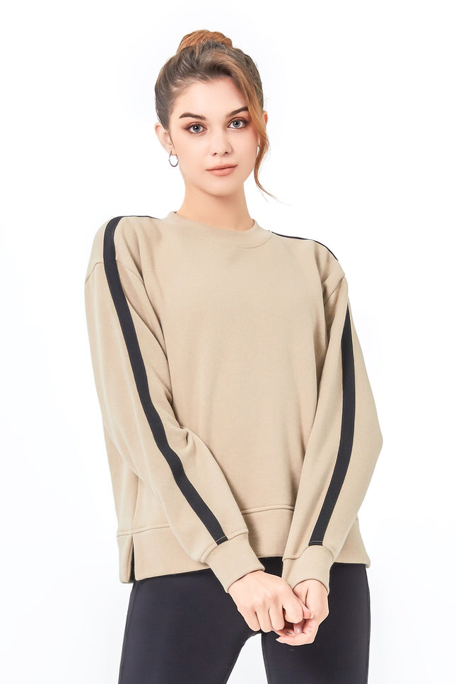 Sideline Fleece Sweatshirt-rebody-Sand-XS-Urbanheer