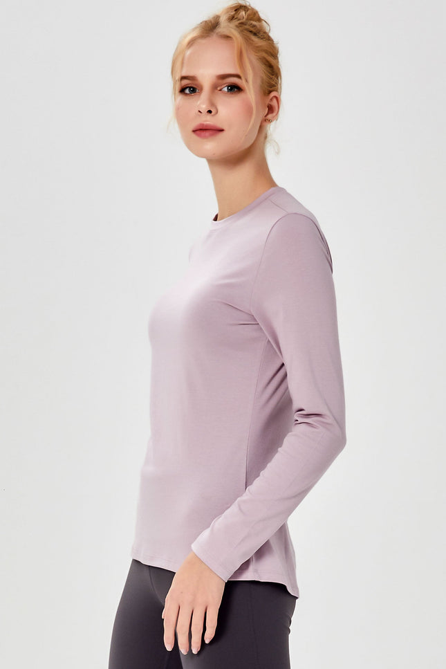 Pima Going Long Sleeve-REBODY-Stone Mauve-XS-Urbanheer