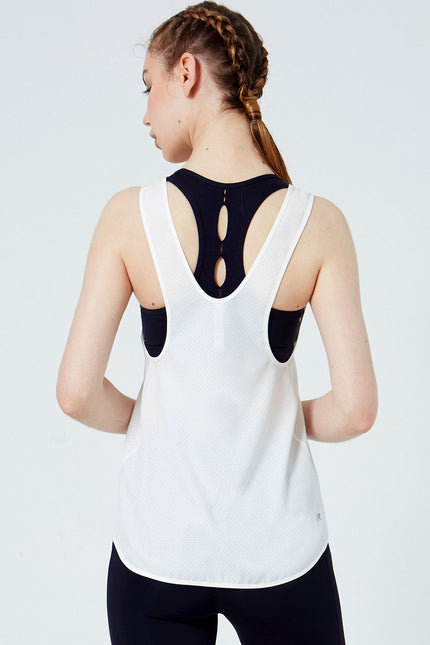 Atlas Laser Cut Mesh Tank-Clothing - Women-rebody-Urbanheer