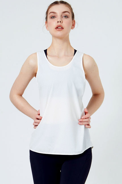 Atlas Laser Cut Mesh Tank-Clothing - Women-rebody-Brilliant White-XS-Urbanheer