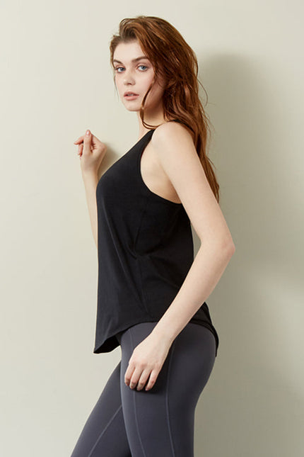 Pinch Me Pleated Racerback Tank-rebody-Urbanheer