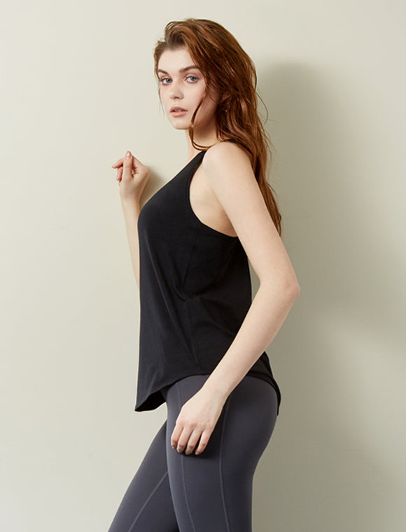 Pinch Me Pleated Racerback Tank-rebody-Urbanheer