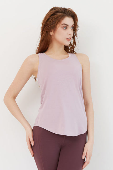 Pinch Me Pleated Racerback Tank-rebody-Urbanheer