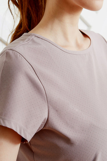 Airy Mile Laser Cut Mesh Top-Clothing - Women-rebody-Urbanheer