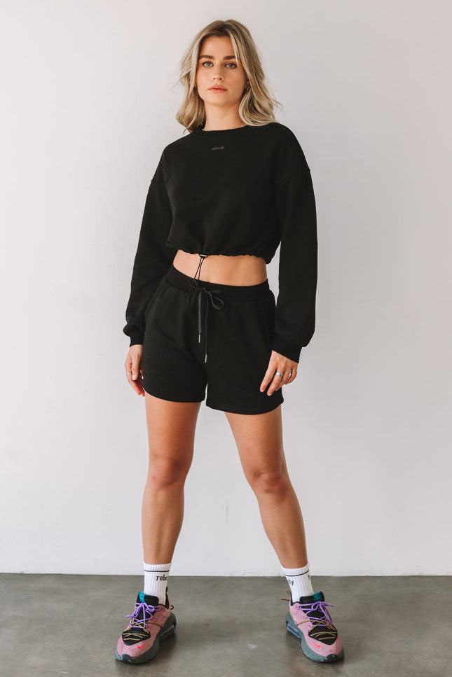 Rebody French Terry Biker Sweatshorts-Rebody-Urbanheer