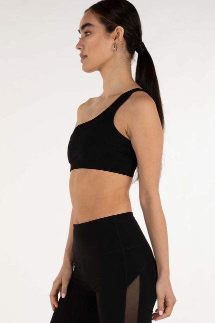 On Duty Mesh One Shoulder Silkiflex™ Bra-rebody-Urbanheer