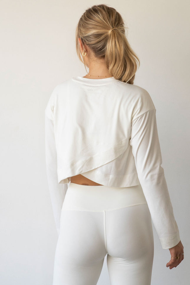 Go With The Flow Crop Long Sleeve-Clothing - Women-rebody-Urbanheer