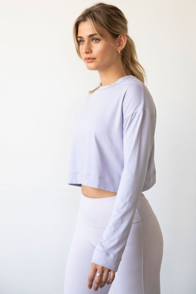 Go With The Flow Crop Long Sleeve-Clothing - Women-rebody-Urbanheer