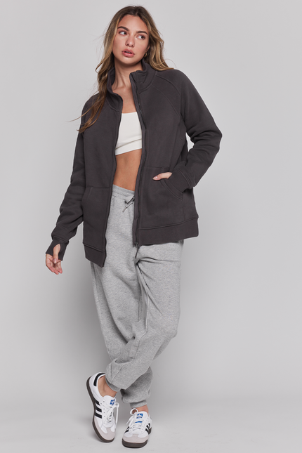 Effortless Fleece Oversized Jacket-rebody-Urbanheer