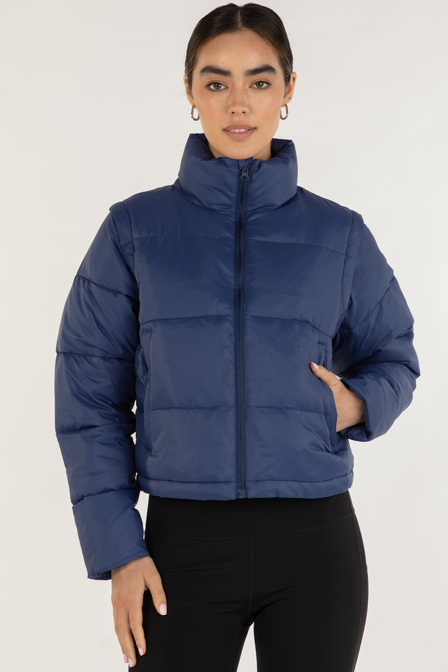 On The Go Puffer Convertible Jacket Vest-rebody-Electric Blue-XS-Urbanheer