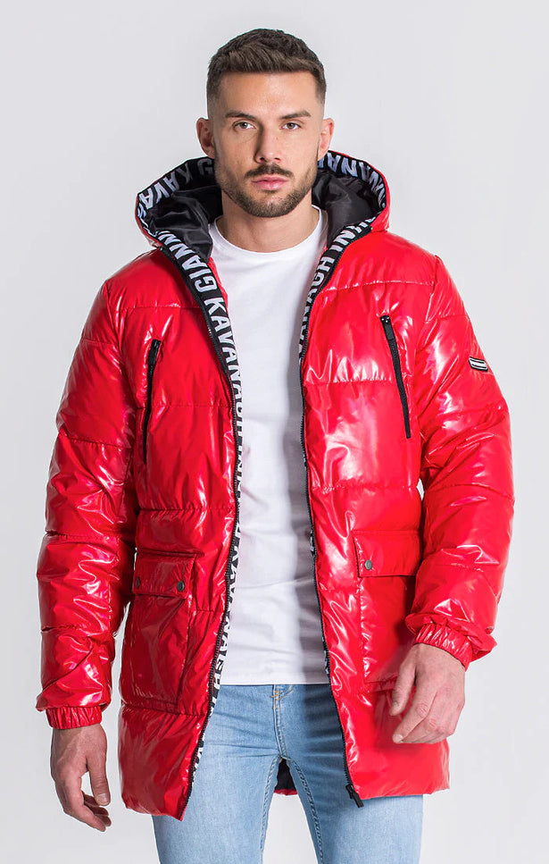 Gk Lux Red Iceland Puffer Coat-Clothing - Men-Gianni Kavanagh-Urbanheer