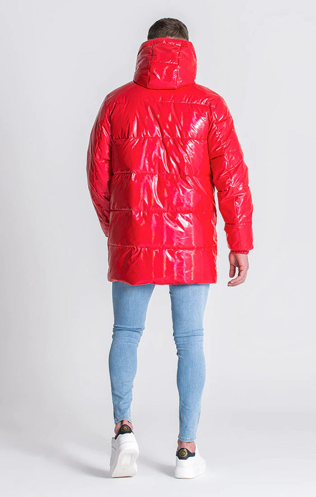 Gk Lux Red Iceland Puffer Coat-Clothing - Men-Gianni Kavanagh-Urbanheer