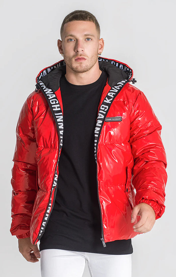 Gk Lux Red Iceland Puffer Jacket-Clothing - Men-Gianni Kavanagh-Urbanheer