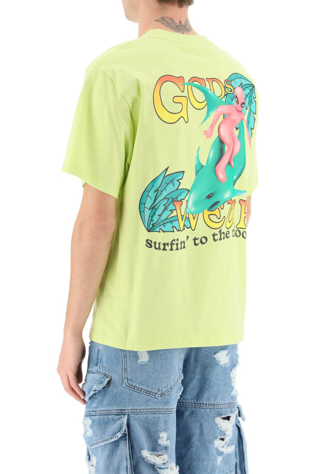 Gcds surfing wirdo t-shirt-GCDS-M-Urbanheer