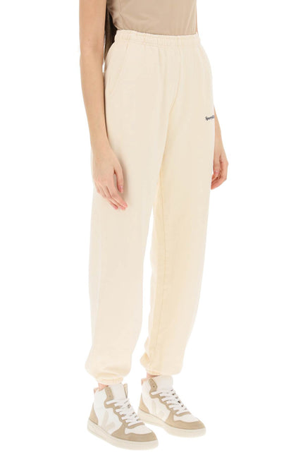 Sporty rich jogger pants with logo detail-Sporty & Rich-L-Urbanheer