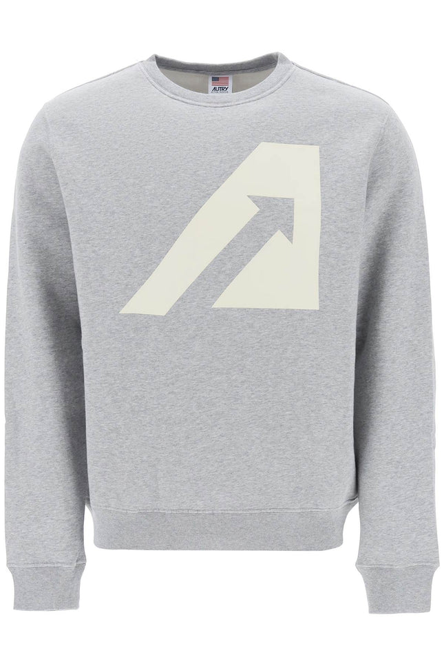 Autry crew-neck sweatshirt with logo print-Autry-Urbanheer