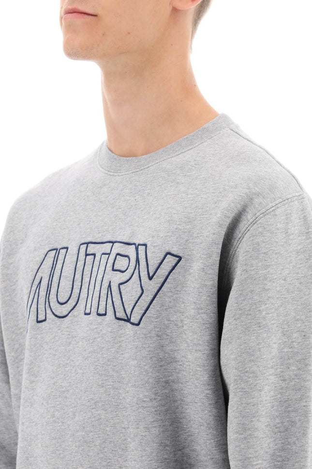 Autry embroidered logo icon sweatshirt-Autry-Urbanheer