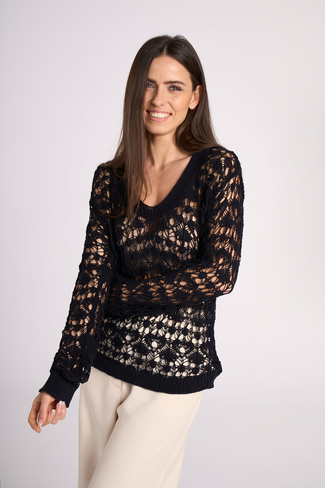 Crochet Style Top - Elisa-Crochet-Tenne'-Urbanheer