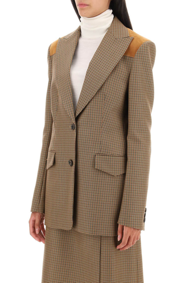 Bally Houndstooth Single-Breasted Blazer-Bally-Urbanheer