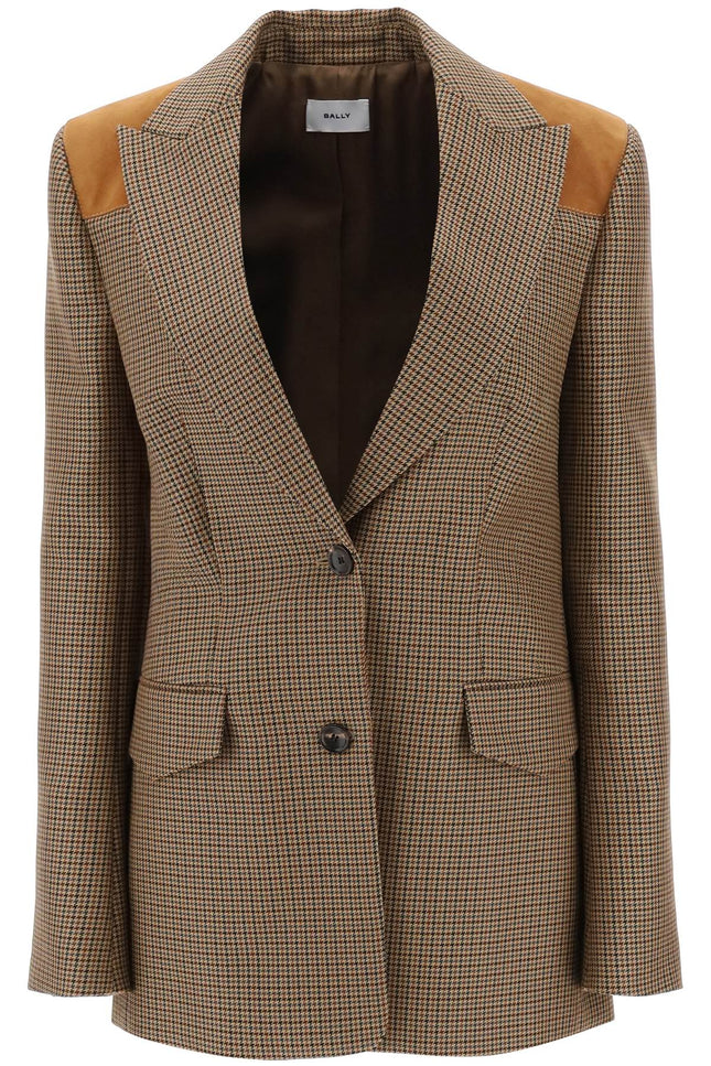 Bally Houndstooth Single-Breasted Blazer-Bally-Urbanheer