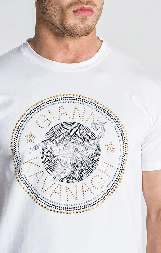 White Astral Crystals T-Shirt-Clothing - Men-Gianni Kavanagh-Urbanheer