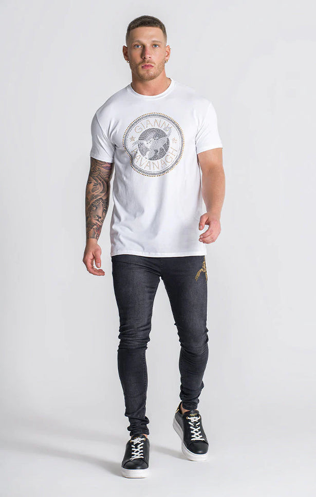 White Astral Crystals T-Shirt-Clothing - Men-Gianni Kavanagh-Urbanheer