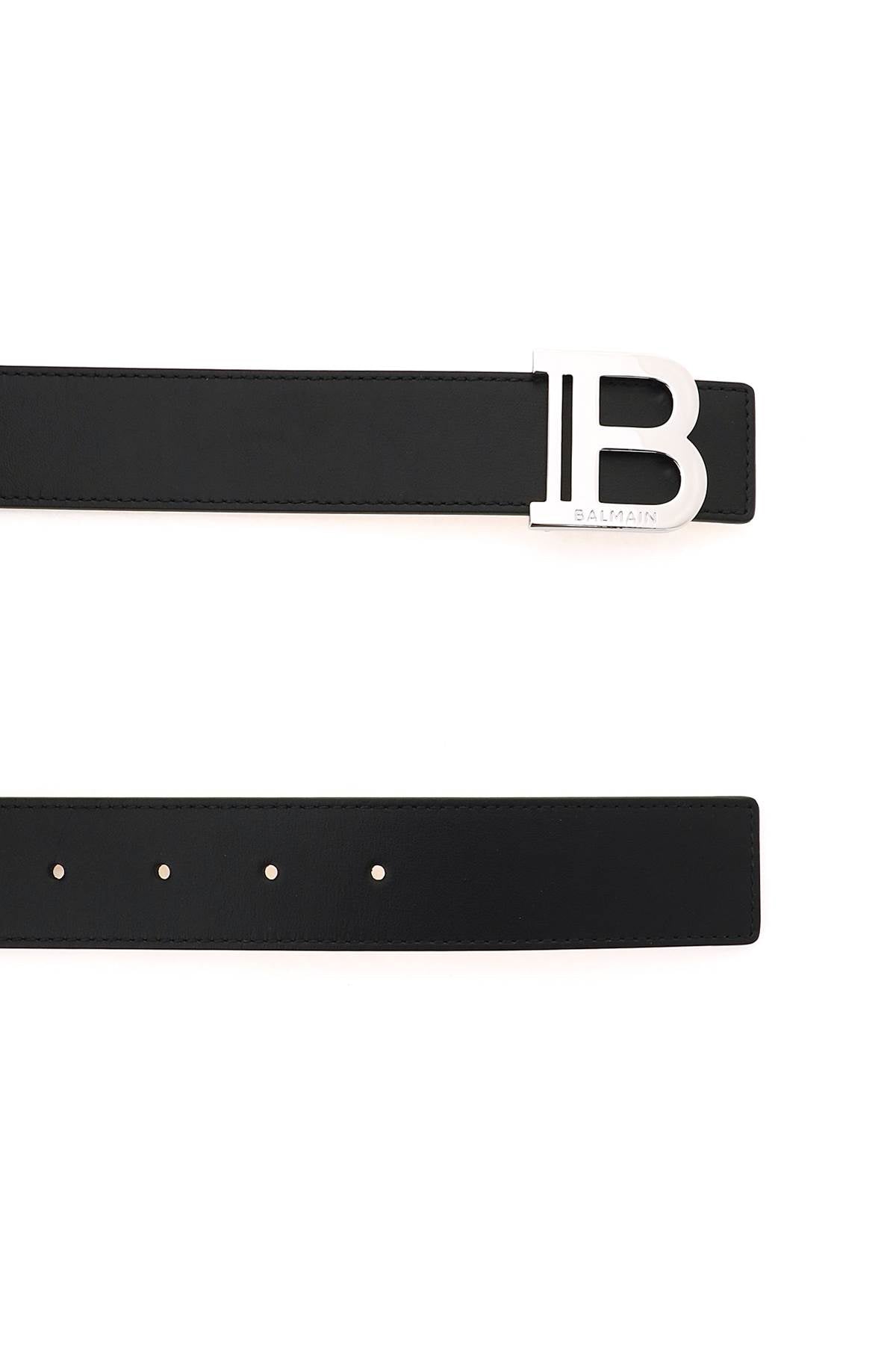 Balmain B-Belt Leather Belt-Balmain-Urbanheer