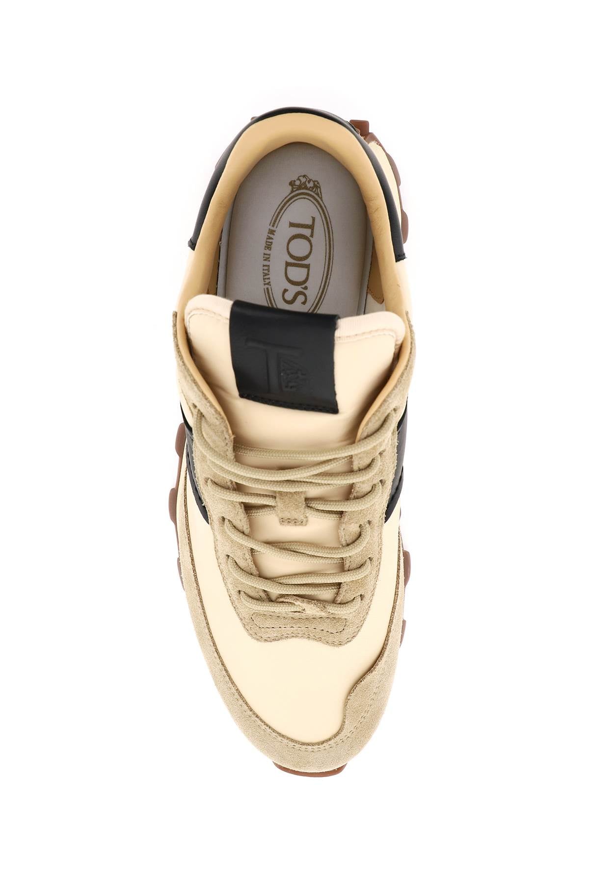 Tod'S Suede Leather And Nylon 1T Sneakers-Tod'S-Urbanheer
