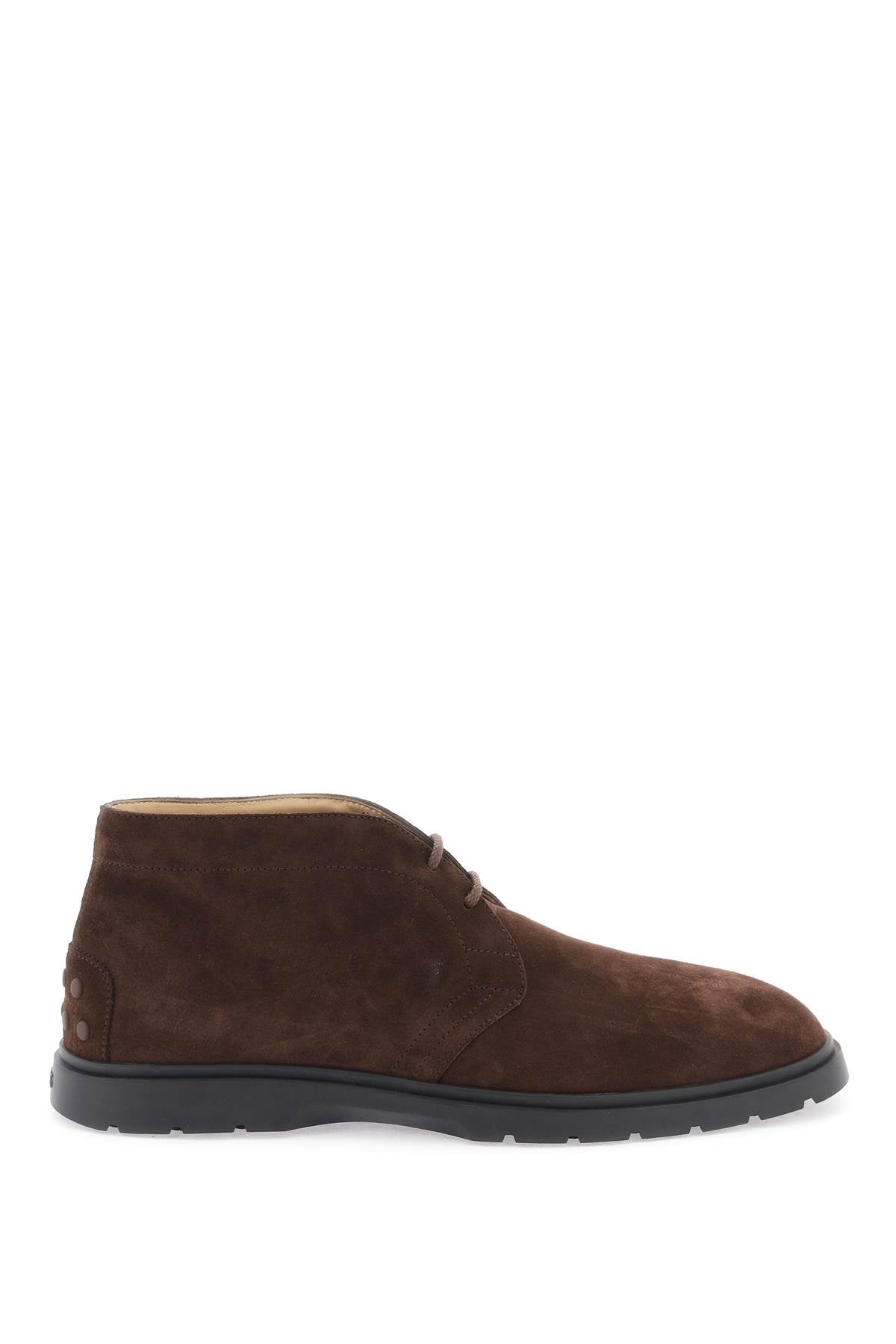 Tod'S Suede Leather Ankle Boots-Tod'S-Urbanheer