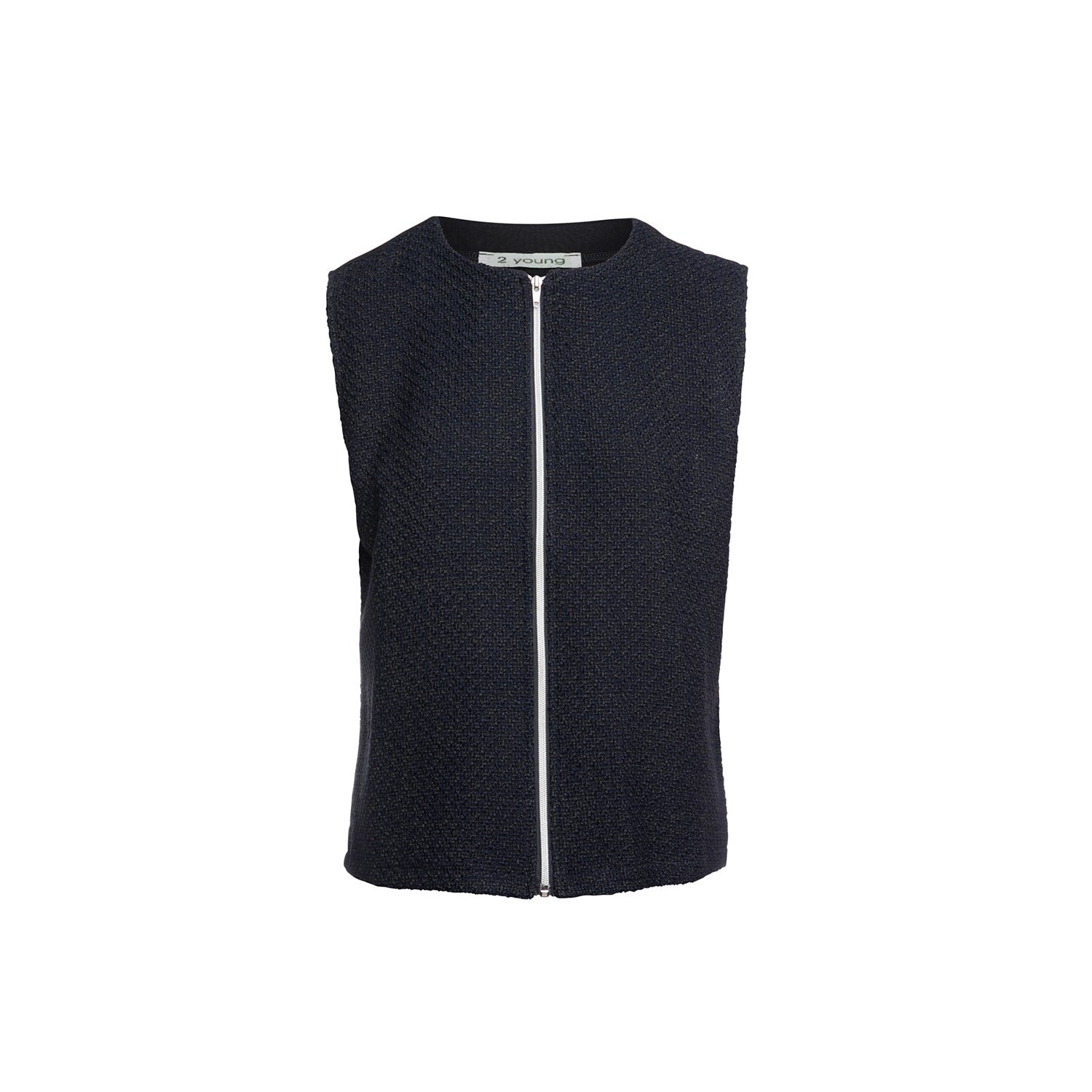 Tie Detail Vest-Conquista-Urbanheer