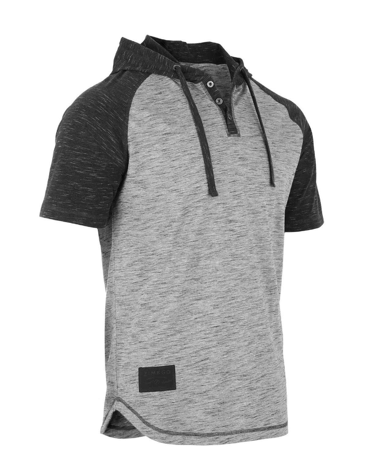 Oversized Longline Short Sleeve Hoodie