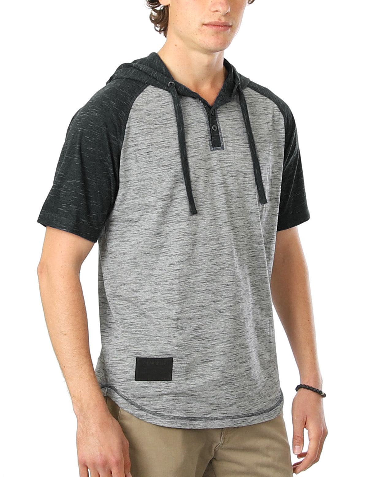 Oversized Longline Short Sleeve Hoodie