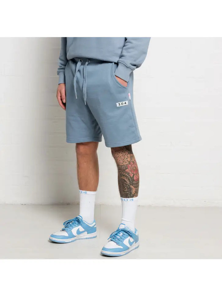 304 Mens Elite Shorts Pastel Blue-304 Clothing-Urbanheer